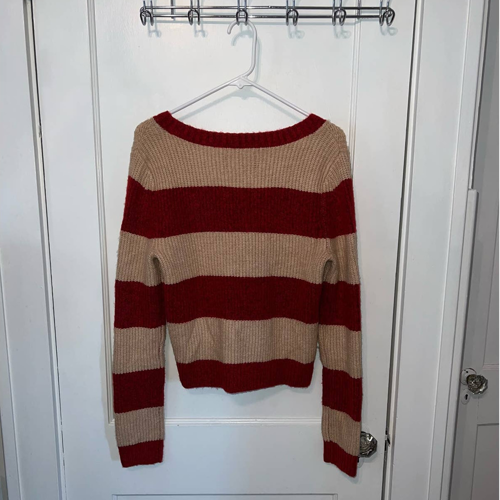 New American Eagle Rugby Striped Cardigan Sweater size M - Picture 6 of 6